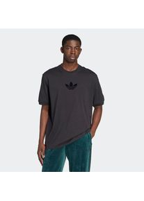adidas originals, Herren, T-Shirt &raquo;ADIDAS ADICOLOR LOOSE 2000S CALI&laquo; lockere Passform, Kurzarm, aus Baumwolle, Black / Black, XL, Ein locker 