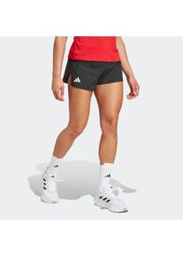 adidas Performance, Damen, Laufshorts &raquo;ADIZERO ESSENTIALS RUNNING SPLIT&laquo;, Black - Normal-Gr., S - N-Gr, Diese leichten Laufshorts mit seitlichen 
