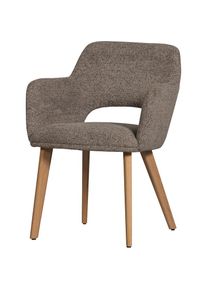 Woood, Esszimmerstuhl (), taupe, B/H/T: 86 cm, taupe