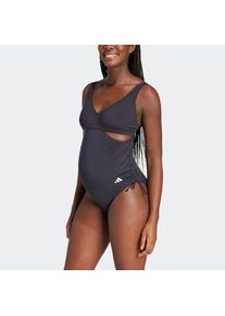 adidas Performance, Damen, Badeanzug &raquo;ICONISEA MATERNITY U-BACK &ndash; UMSTANDSMODE&laquo; 1 Stk., Black / White, XS - N-Gr, Ein Badeanzug aus weichem Material 