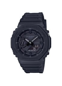 Casio G-SHOCK, Herren, Chronograph Quarzuhr,Armbanduhr,Herrenuhr,digital, bis 20 bar wasserd.Resinarmband, schwarz-schwarz, Maskuliner 