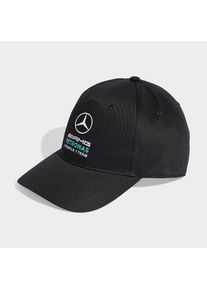 adidas Performance, Unisex, Baseball Cap &raquo;MERCEDES - AMG PETRONAS FORMULA 1 TEAM DNA&laquo;, Black, Baseballkappe mit aufgesticktem Mercedes-Logo f&uuml;r 