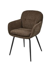 Woood, Esszimmerstuhl (), warmbraun, B/H/T: 82 cm, warmbraun