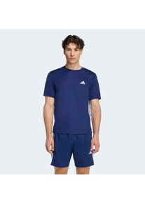 adidas Performance, Herren, T-Shirt &raquo;WORKOUT ESSENTIALS BASE 3-STREIFEN&laquo;, Dark Blue/White, L, Ein Trikot mit Rundhalsausschnitt und Climacool f&uuml;r 