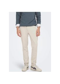Only & Sons ONLY & SONS, Herren, Chinos &raquo;ONSMARK SLIM GW 0209 PANT NOOS&laquo;, Moonstruck, L&auml;nge 34, 31 - L&auml;nge 34, Moonstruck, Moderne Chino von Only & Sons