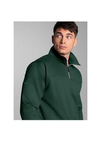 TRIGEMA, Damen, Sweatshirt &raquo;TRIGEMA Sweatshirt mit Rei&szlig;verschluss&laquo;, tanne, S, Sweat-Qualit&auml;t