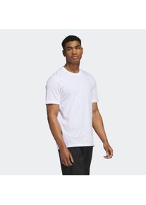 adidas Performance, Herren, Poloshirt &raquo;UNIFARBENES&laquo;, White, XXL, Ein schlichtes Golf-T-Shirt f&uuml;r den Alltag.