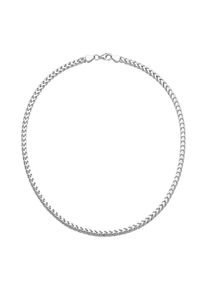 Smart Jewel, Herren, Silberkette &raquo;Kette Fantasiekette 4-kant diamantiert, massiv, Silber 925&laquo;, Silber, Silber, 925 Sterling Silber