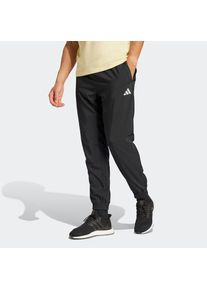 adidas Sportswear, Herren, Sporthose &raquo;ESSENTIALS KLEINES LOGO STANFORD&laquo; f&uuml;r Freizeitaktivit&auml;ten, mit praktischen Taschen, aus Polyester, Black/White -