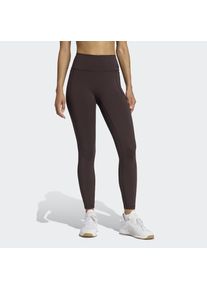 adidas Performance, Damen, Trainingstights &raquo;OPTIME WORKOUT 7/8 LEGGINGS&laquo;, Aurora Coffee, XS - N-Gr, Leggings mit Climacool Technologie f&uuml;r k&uuml;hle, 