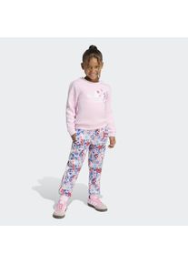 adidas originals, Damen, Trainingsanzug &raquo;adidas originals X LIBERTY LONDON SET MIT RUNDHALSAUSSCHNITT&laquo; 2 tlg., Clear Pink, 128, Hose mit 