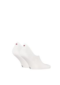 Tommy Hilfiger, Damen, F&uuml;&szlig;linge &raquo;TH UNI TJ FOOTIE 2P FLAG&laquo; 2 Paar, Mit gro&szlig;em Flag-Label vorn, white, 39-42, white, Footies von Tommy Hilfiger