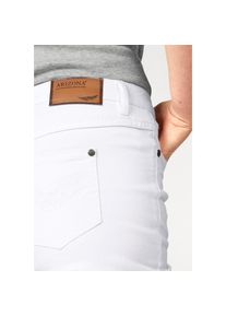 Arizona, Damen, Gerade Jeans &raquo;Comfort-Fit&laquo; High Waist, white, 22 - K + L Gr, Legerer Schnitt mit bequemen Oberschenkeln