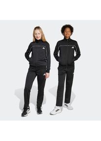 adidas Sportswear, Unisex, Trainingsanzug &raquo;COLOUR POP AUS TRIKOT F&Uuml;R KINDER&laquo; 2 Stk. f&uuml;r Kinder und Teens, zweiteiliges Set, mit Stehkragen, Black / 