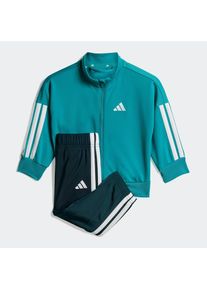 adidas Sportswear, Unisex, Trainingsanzug &raquo;ESSENTIALS CLIMACOOL KIDS&laquo; 2 Stk., Pure Teal/White, 80, Dieser Trainingsanzug bietet mit CLIMACOOL k&uuml;hlen, 