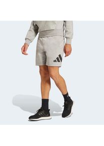 adidas Sportswear, Herren, Shorts &raquo;ESSENTIALS BIG LOGO SINGLE JERSEY&laquo;, Medium Grey Heather / Black - Normal-Gr., XXL - N-Gr, Bequeme Shorts im 