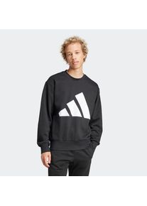 adidas Sportswear, Herren, Sweatshirt &raquo;ESSENTIALS BIG LOGO&laquo;, Black / White, XXL, Dieses Sweatshirt zeigt deine Begeisterung f&uuml;r adidas und ist 