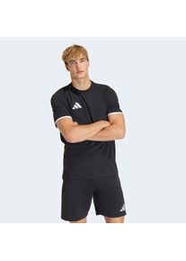 adidas Performance, Herren, Trainingsshirt &raquo;ENTRADA26&laquo; f&uuml;r Fu&szlig;ball und Freizeit, sportlicher Stil, Single Jersey Material, Black/White, L, T-Shirt aus