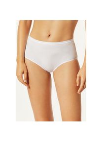 uncover by Schiesser, Damen, Midislip &raquo;Uncover Cotton&laquo; 3er Pack, weich, elastisch, Basic, Cotton-Mix, 100-Weiss, XL, Midi-Slips f&uuml;r Damen von Uncover 