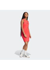 adidas Sportswear, Damen, Shirtkleid &raquo;FUTURE ICONS SMALL LOGO&laquo; 1 tlg., Pure Ruby, M - N-Gr, Dieses schmal geschnittene, minimalistische Kleid zeigt 
