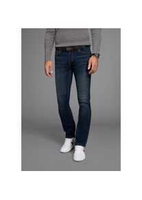 Bruno Banani, Herren, Straight-Jeans &raquo;Hutch&laquo; gerade geschnittenes Bein, niedrige Leibh&ouml;he, regul&auml;re Passform, dark blue, 38 - L&auml;nge 32, Straight-Jeans