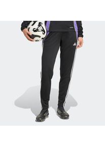 adidas Performance, Damen, Trainingshose &raquo;TIRO 24&laquo;, Black / Purple Rush - Normal-Gr., M - N-Gr, Diese feuchtigkeitsabsorbierende Trainingshose ist mit