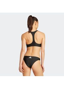 adidas Performance, Damen, Bustier-Bikini &raquo;BIG BARS BIKINI-SET MIT C-F&Ouml;RMIGEM R&Uuml;CKEN&laquo;, Black, 44 - N-Gr, Sportlicher Bikini im Racerback-Design.