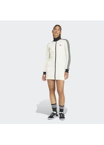 adidas originals, Damen, Shirtkleid &raquo;CLASSIC&laquo; 1 tlg., Off White/Black, N-Gr, XXL - N-Gr, Off White/Black, Kleid mit Stehkragen und Rei&szlig;verschluss f&uuml;r 