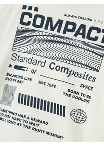 name it Pojkar T-shirt 'NKMNELSON' svart / vit Storlek 134/140