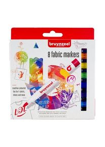 Bruynzeel Textile markers 8 pcs.
