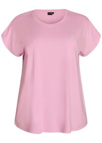 ZIZZI T-shirt fonctionnel 'ABASIC' Femme rose taille XXXL
