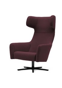 Softline Sessel Havana Swivel Aubergine / Schwarz