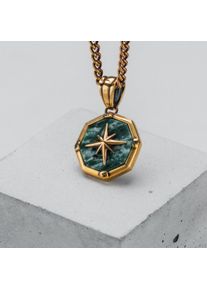 Holzkern Necklaces Homme Or et Marbre