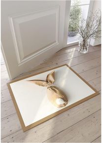 D&oslash;rmatte med p&aring;skemotiv, brun, st&oslash;rrelse 38x59 cm, bonprix