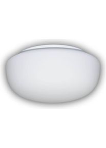 Niermann Stand By, Wandleuchte + Deckenleuchte, Niermann LED 40W Nurglasleuchte Opal matt, Retro, 20cm, Made in EU