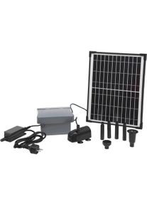 Ubbink, Brunnen + Gartenteich, - SolarMax 600 - Fonteinpomp op zonne-energie - met eigen accu - vijverpomp