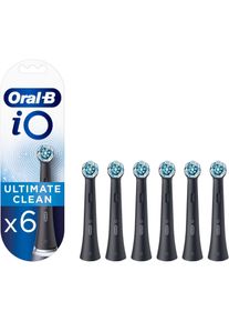 Oral-B, Zahnb&uuml;rstenkopf, iO Ultimate Clean Black ( 6 pcs ) (6 x)