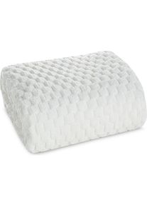 Eurofirany, Decke, Decke DESIGN 91 CINDY 6, weich und angenehm anzufassen, mit gepr&auml;gtem 3D-Muster, 150 x 200 cm (200 x 150 cm)