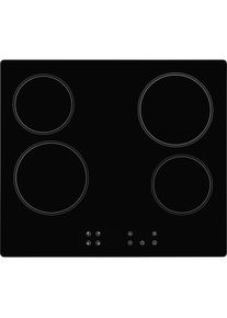 Exquisit EKC601-2, Kochfeld, Schwarz