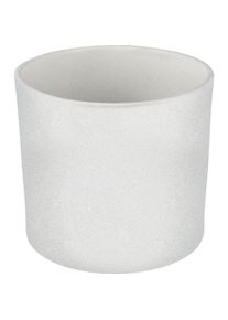 Domoletti, Blumentopf, Ceramic pot, WALEC STRUCTUR, &Oslash; 23 cm, white