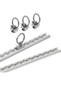 ProPlus, Spanngurt + Ladungssicherung, Zurrschienen Set 6-teilig