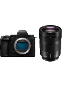 Panasonic DC-S5 IIX + Lumix S 24-105 f4 (24 - 105 mm, 24.20 Mpx, Vollformat), Kamera, Schwarz