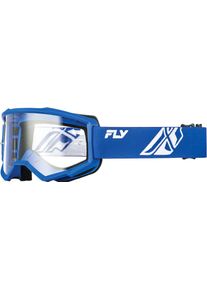 Fly Racing Focus, goggles , color: Blue/White Clear , size: One Size