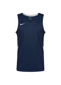 Nike M&auml;n Funktionstopp 'Team Stock 20' m&ouml;rkbl&aring; / vit Storlek M