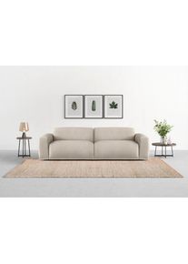 Trendmanufaktur Big-Sofa &raquo;Braga, mit hochwertigem Kaltschaum, Megasofa, in Cord erh&auml;ltlich&laquo; modernes Big-Sofa, Couch mit hohem Sitzkomfort, 254/72/107