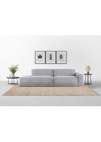 Trendmanufaktur Big-Sofa &raquo;Braga, mit hochwertigem Kaltschaum, Megasofa, in Cord erh&auml;ltlich&laquo; modernes Big-Sofa, Couch mit hohem Sitzkomfort, 277/72/107