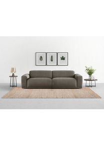 Trendmanufaktur Big-Sofa &raquo;Braga, mit hochwertigem Kaltschaum, Megasofa, in Cord erh&auml;ltlich&laquo; modernes Big-Sofa, Couch mit hohem Sitzkomfort, 254/72/107