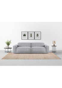Trendmanufaktur Big-Sofa &raquo;Braga, mit hochwertigem Kaltschaum, Megasofa, in Cord erh&auml;ltlich&laquo; modernes Big-Sofa, Couch mit hohem Sitzkomfort, 254/72/107