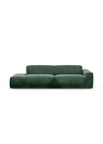 Trendmanufaktur Big-Sofa &raquo;Braga, mit hochwertigem Kaltschaum, Megasofa, in Cord erh&auml;ltlich&laquo; modernes Big-Sofa, Couch mit hohem Sitzkomfort, 277/72/107