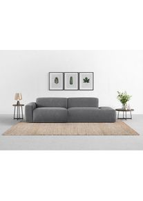 Trendmanufaktur Big-Sofa &raquo;Braga, mit hochwertigem Kaltschaum, Megasofa, in Cord erh&auml;ltlich&laquo; modernes Big-Sofa, Couch mit hohem Sitzkomfort, 277/72/107